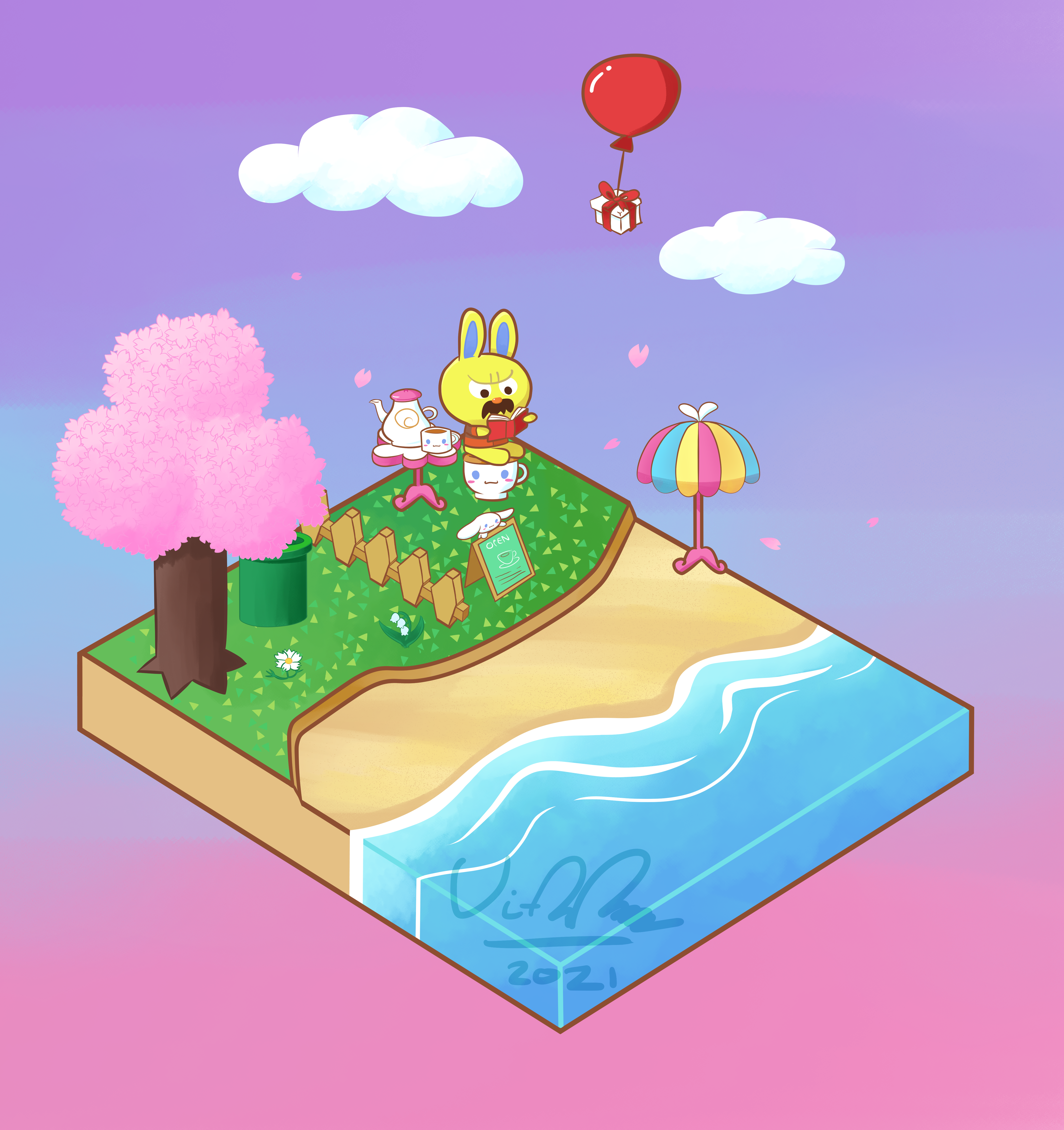 Isometric Animal Crossing